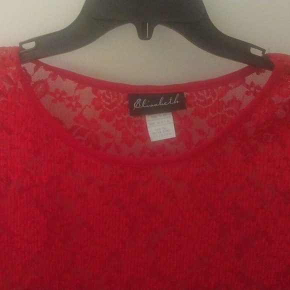 Size 22W Red lace dress. 2 separate pieces. Take a look... - Picture 10 of 13
